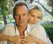 Sting con la moglie Trudie – ph Decanter