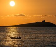 Isola delle Femmine al tramonto – ph E. D'amelio