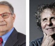 Sandro Boscaini presidente Masi Agricola e Renzo Rosso fondatore Diesel