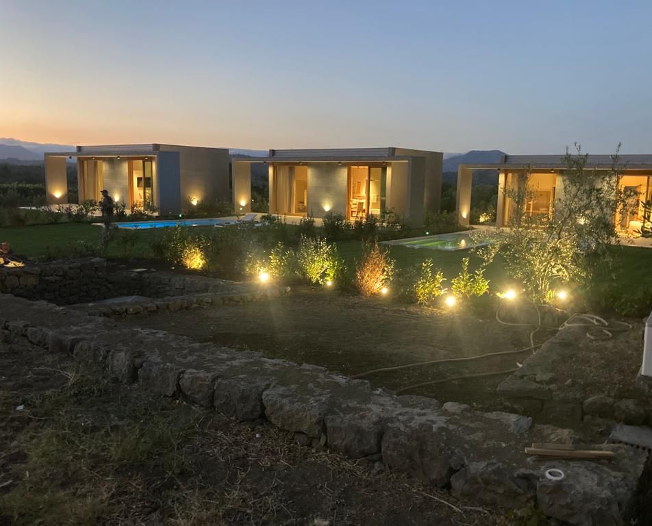 Vista sugli eco-lodge