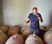 Giuseppe Cipolla nella sua cantina