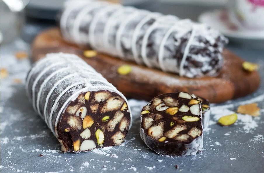 Birra e salame di cioccolato