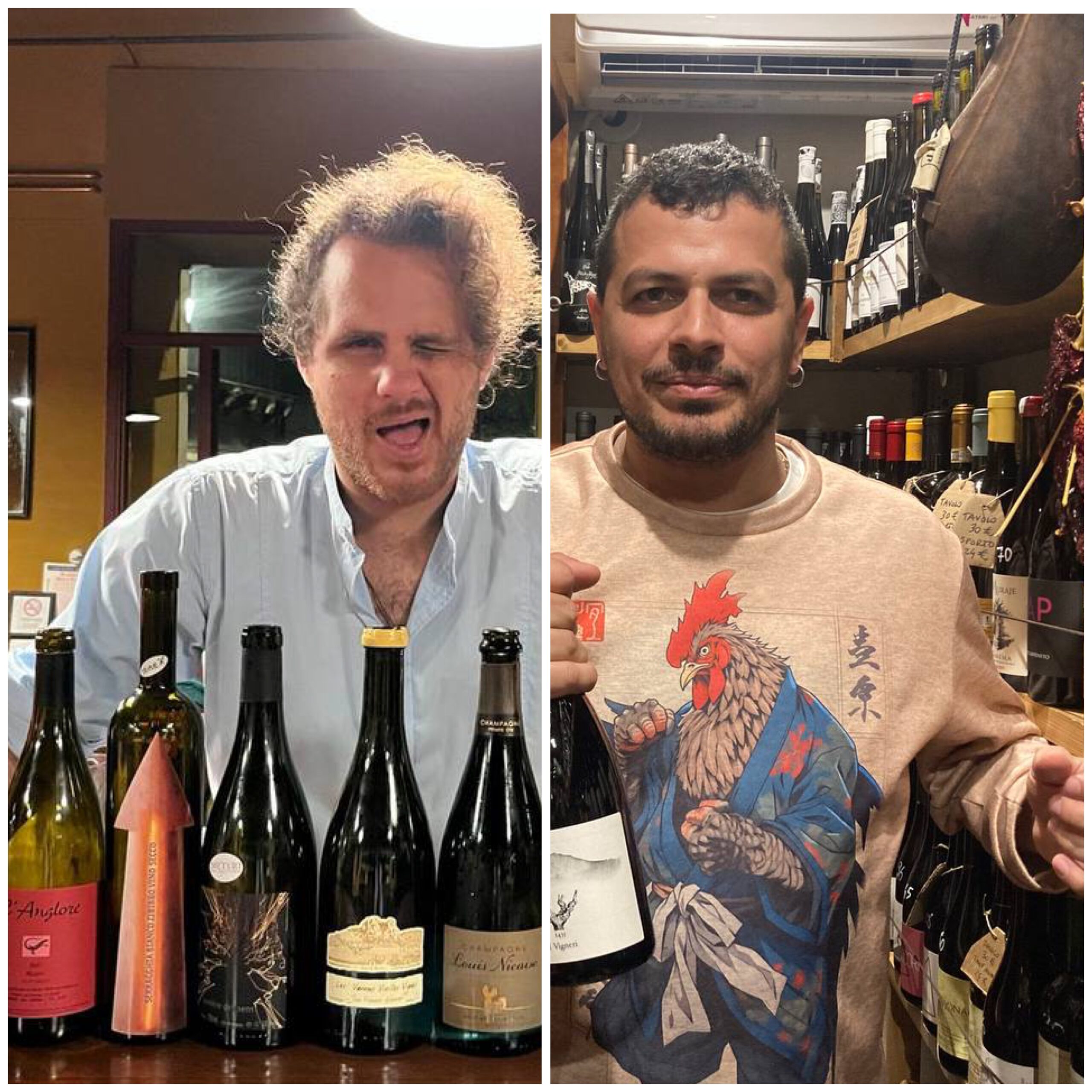 Da sinistra Valerio Brunetto e Antonio Lombardo