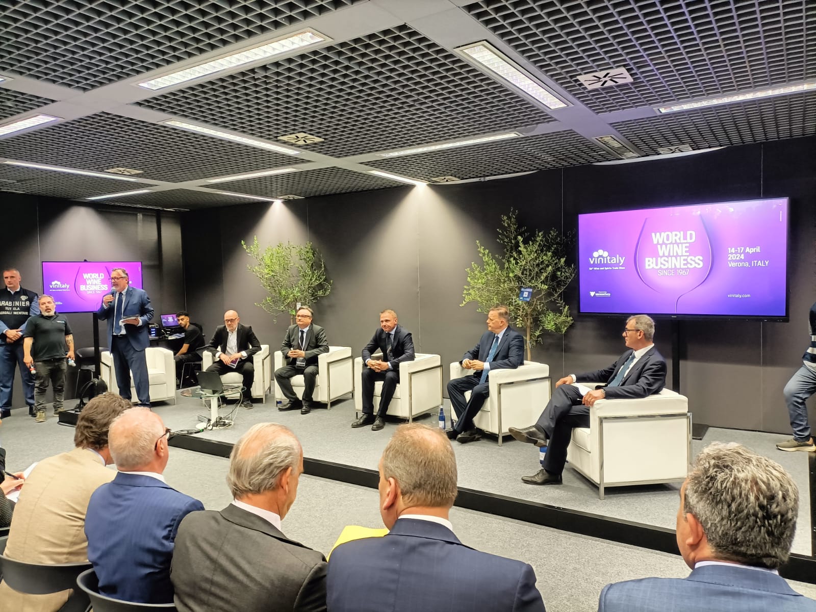 Un momento del convegno nello spazio Masaf