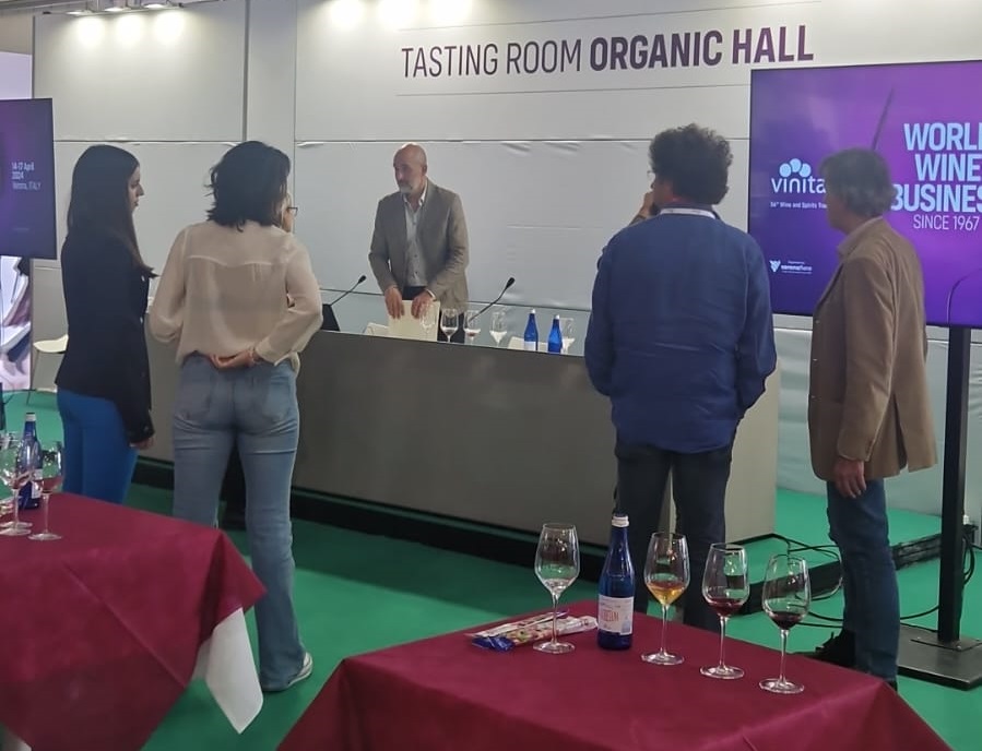 La masterclass nell’organic hall del Vinitaly