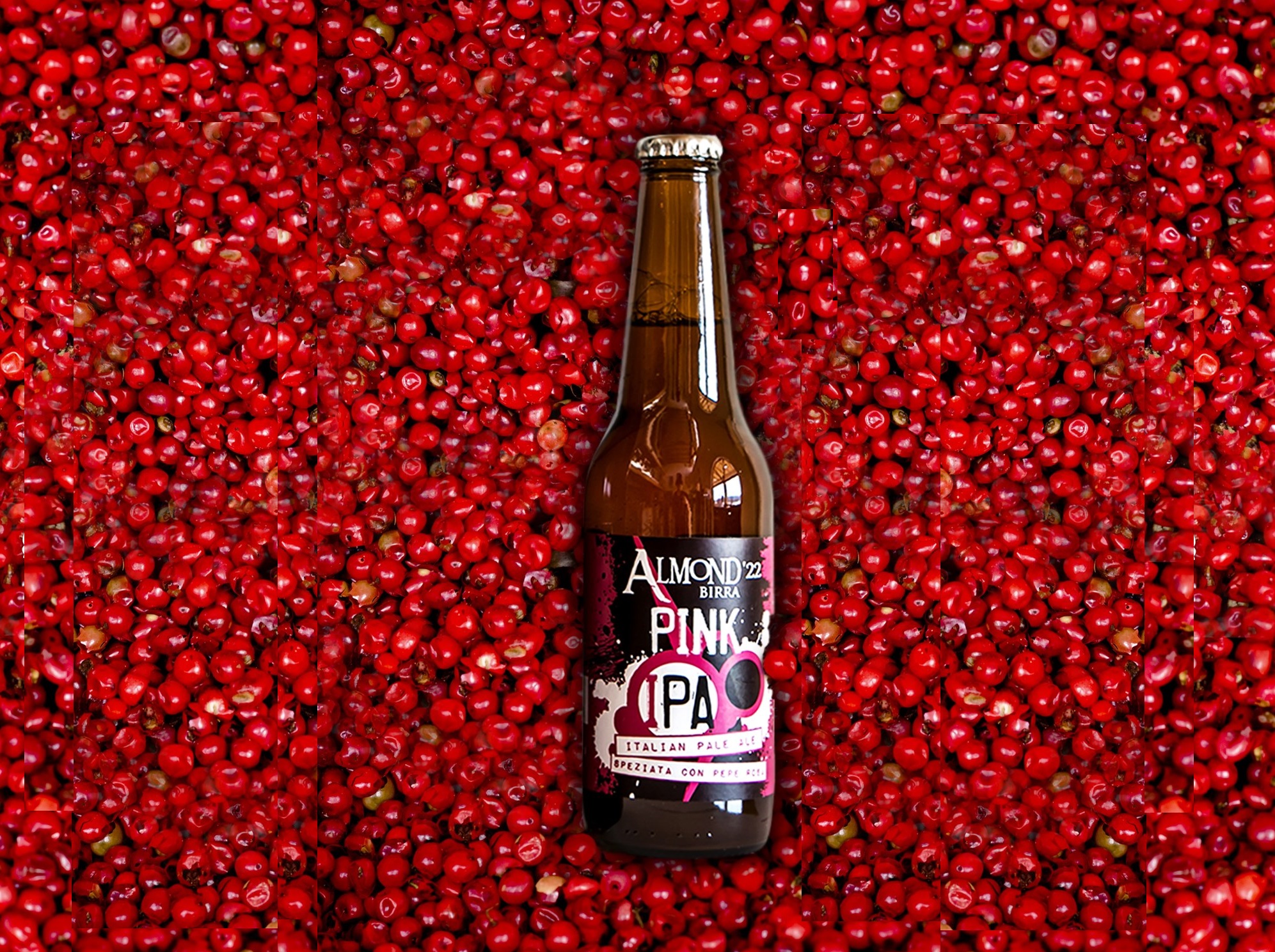 La bottiglia della Pink Ipa