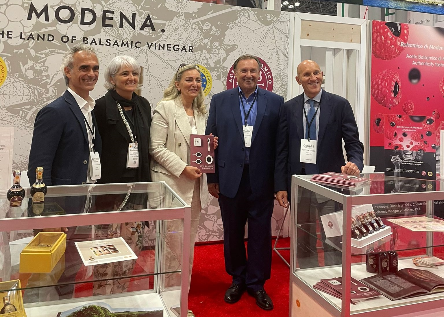 I due consorzi dell’aceto balsamico insieme a New York