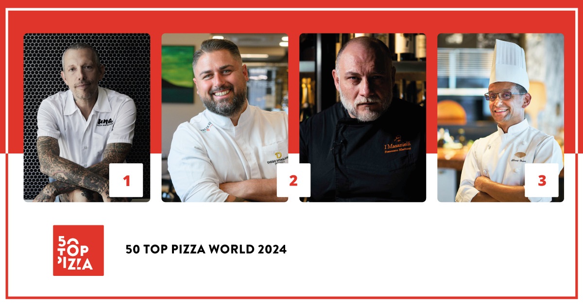 Il podio di 50 Top Pizza World 2024