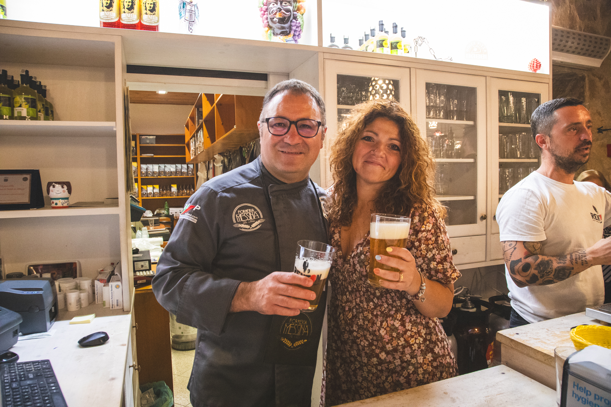 Gianmichele Messina ed Elena Caracciolo