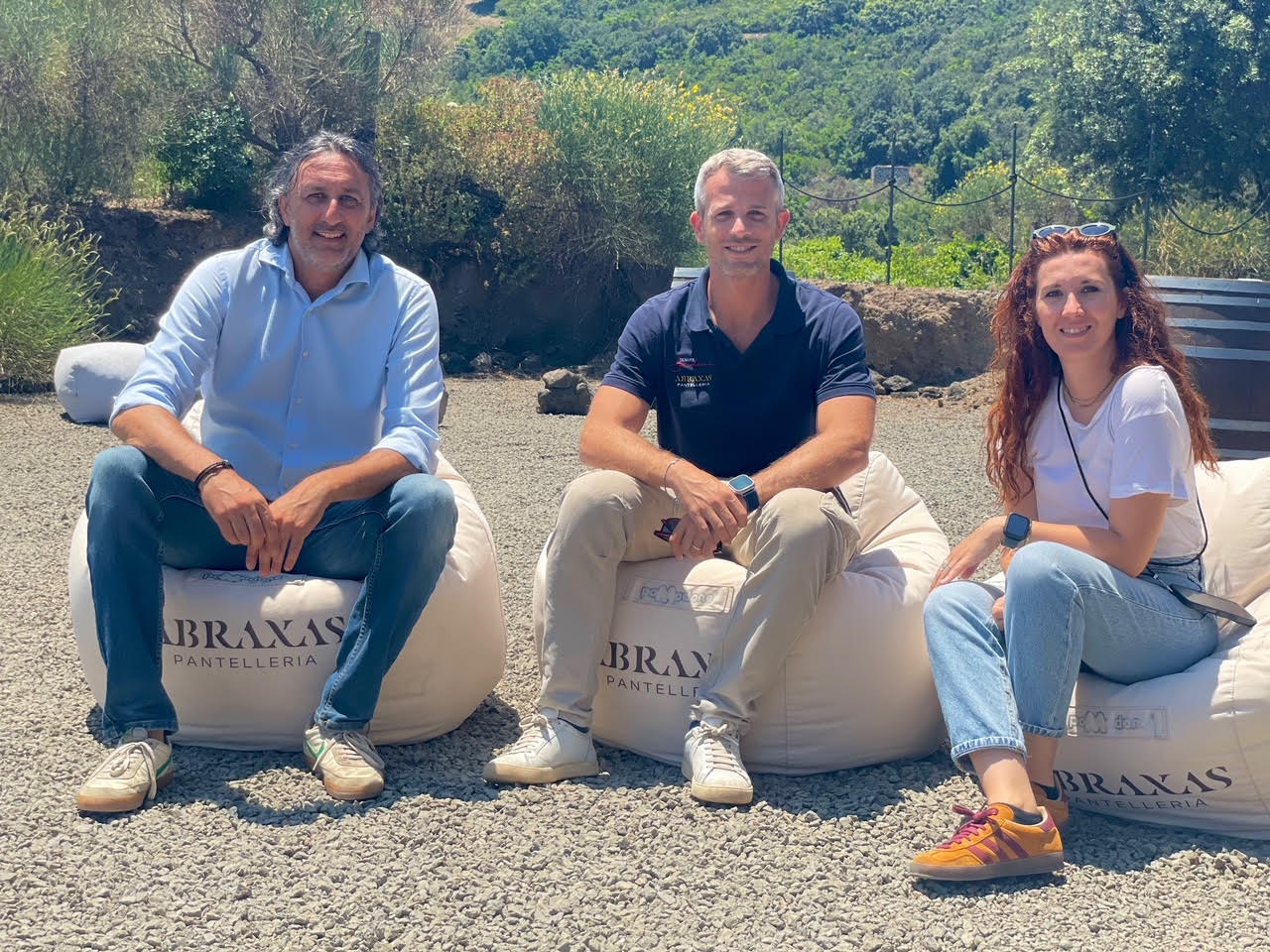 Da sinistra, Fabio Casano, Achille Scudieri e Valeria Silvia