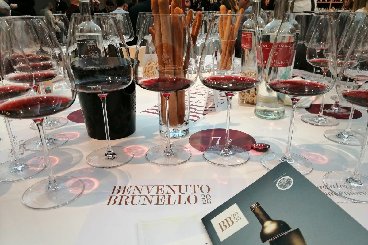 Sala degustazione Benvenuto Brunello 2025 – degustazione tecnica