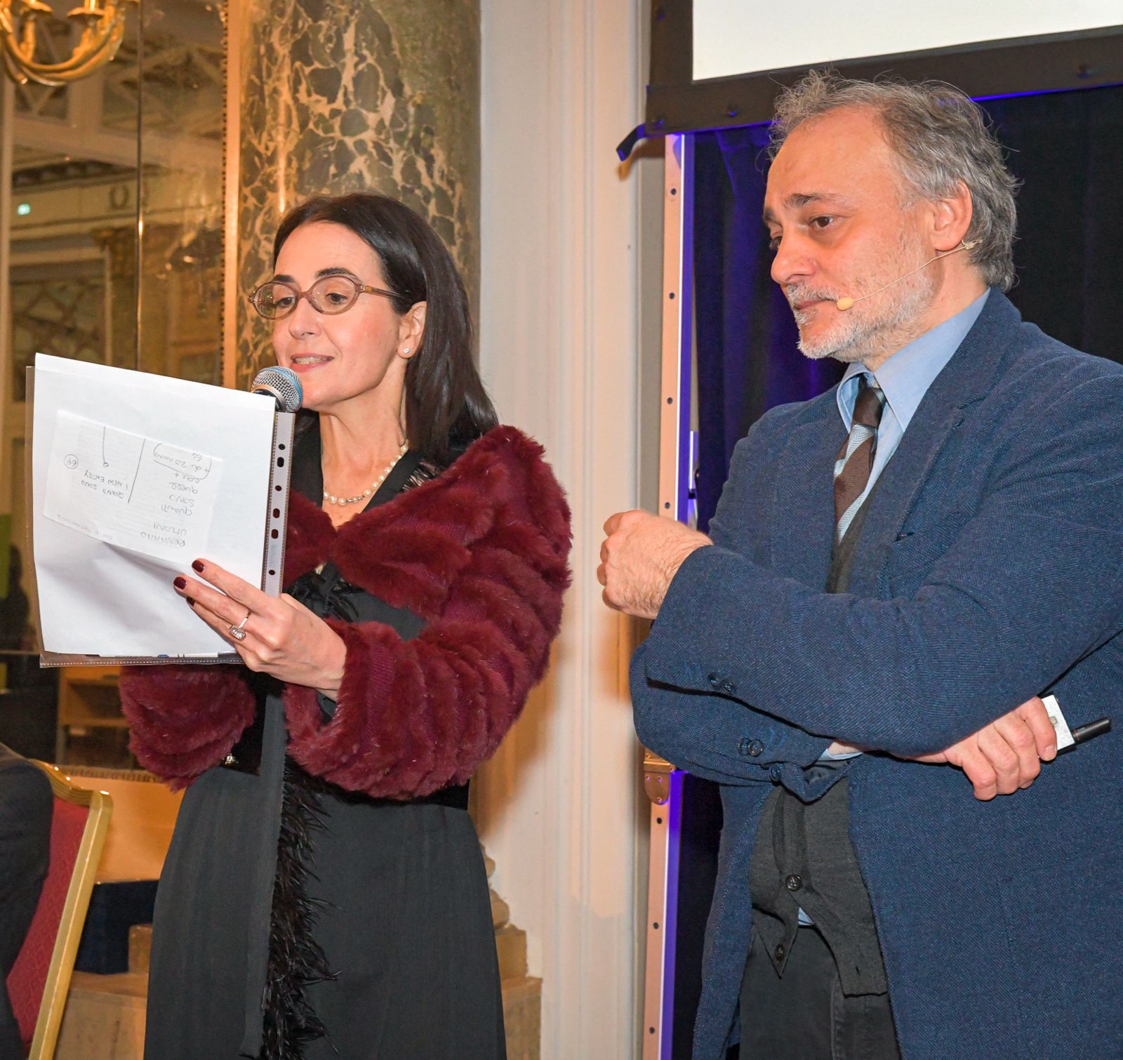 Laura Marinelli e Marco Oreggia