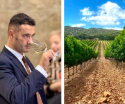 Marco Piro, presidente del Consorzio Vermentino Docg e un vigneto in Sardegna