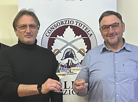 A destra, Roberto Pasini, Presidente Arcole Doc