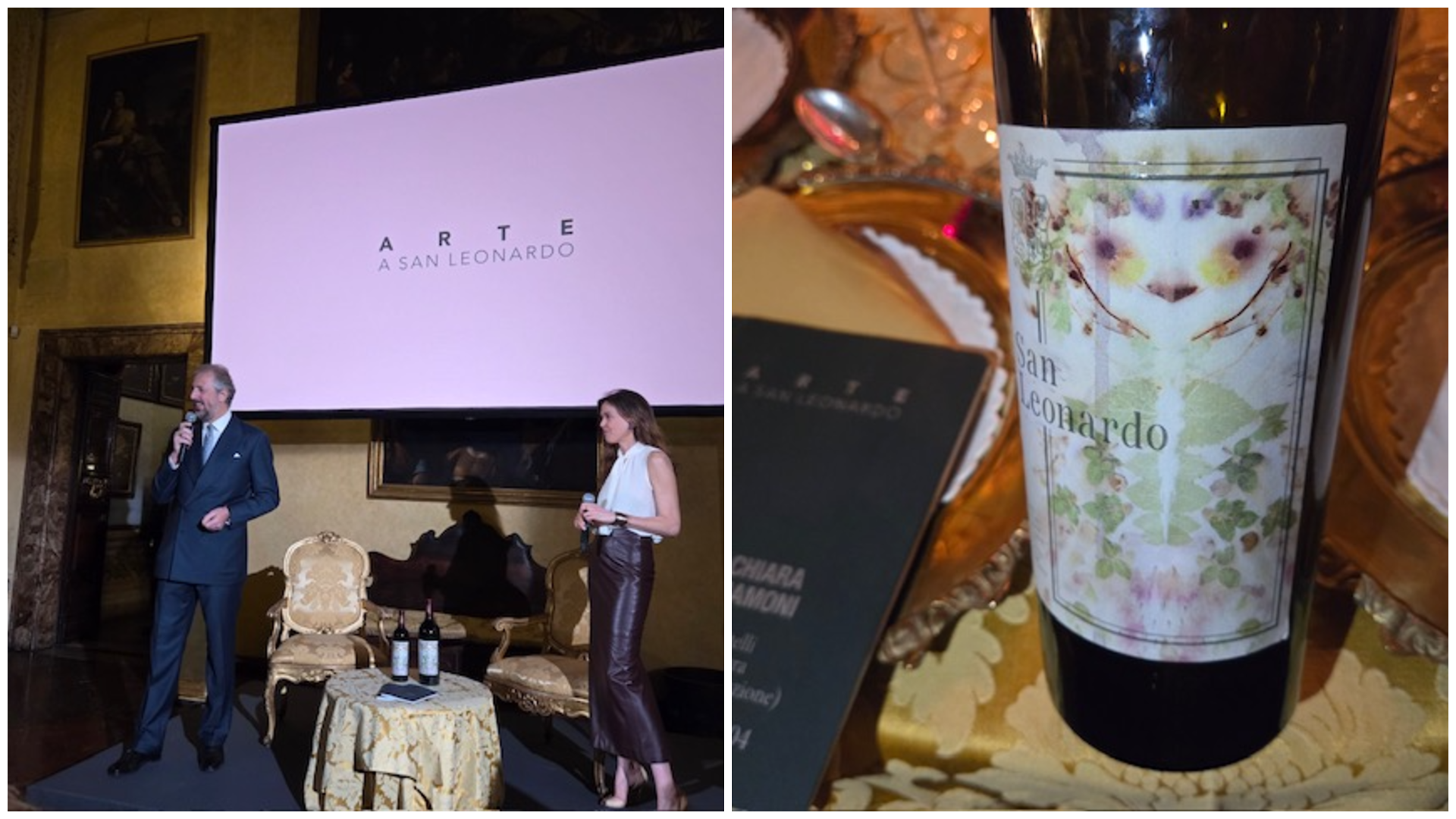 Da sinistra Anselmo-Guerrieri Gonzaga e Ilaria Tronchetti Provera, e la nuova etiche d’autore